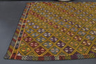 Sosimira kilim: 1960s handwoven flatweave Anatolian kilim with oriental motifs