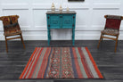 Handmade Vintage Kilim Area Rug