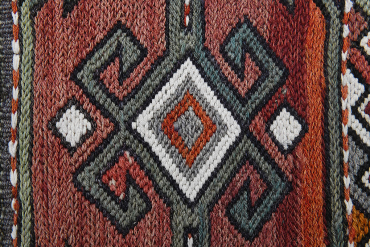 Handmade Vintage Kilim Area Rug