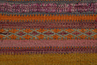 Handwoven flatweave wool kilim from Anatolia, Turkey – Handmade Vintage Square Area Rugs 4'11" x 5'
