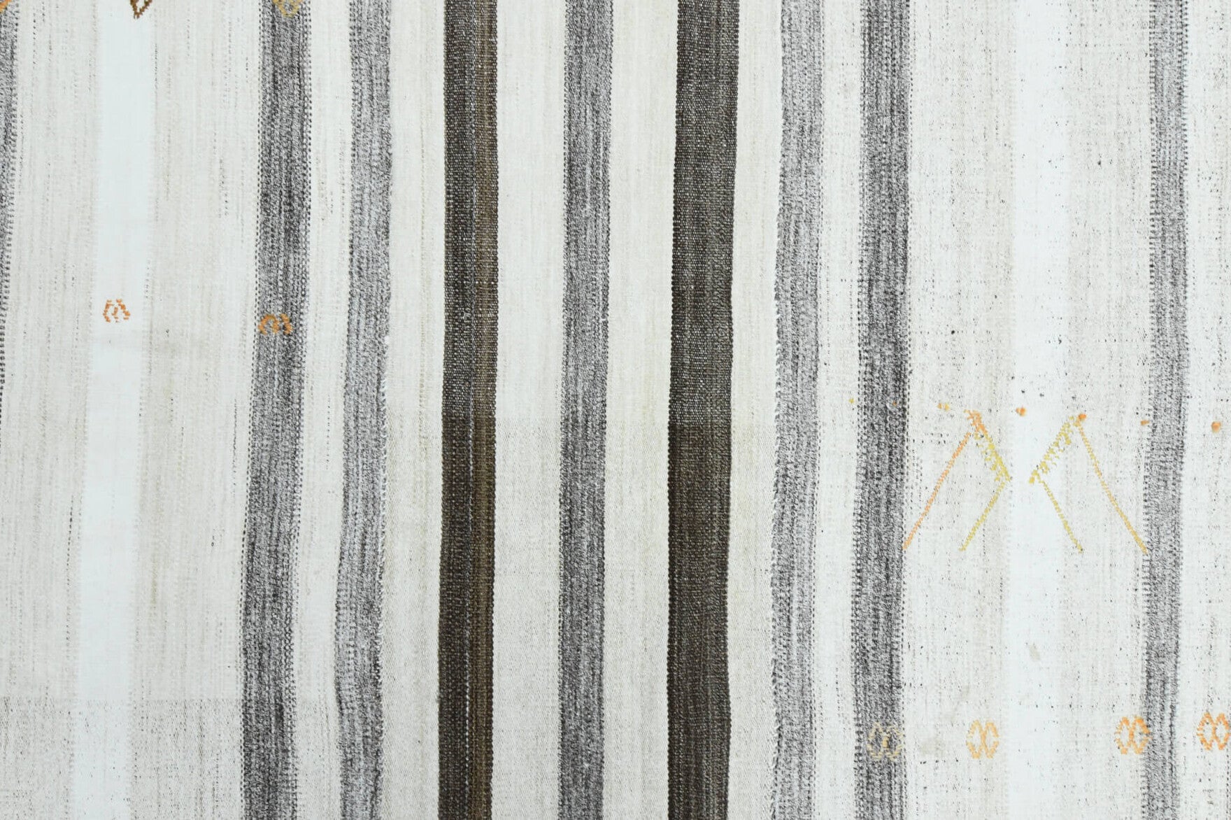 One-of-a-kind 1960s Anatolian vintage kilim rug in wool, 5'3" x 8'3"