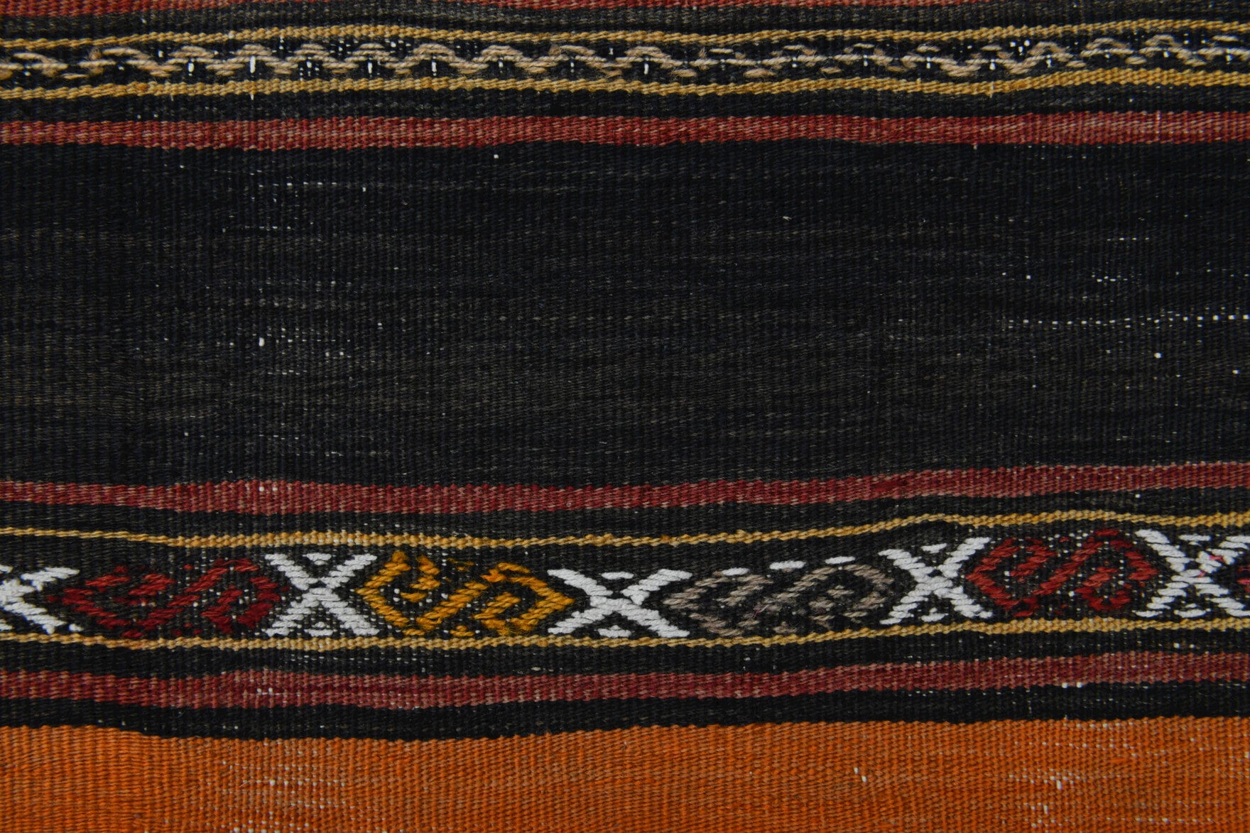 142x159 cm vintage Anatolian kilim rug – Nergis, flatweave, wool