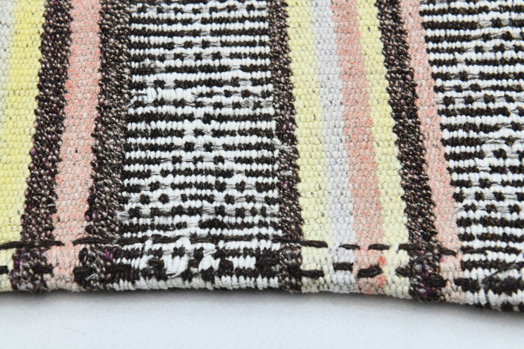 One-of-a-kind 1960s Anatolian vintage kilim rug in wool, 4'8" x 7'3"