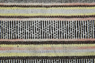 Porphyrorhoe – vintage striped kilim for living room or bedroom, 4'8" x 7'3" (143x221 cm)