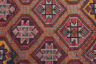 One-of-a-kind 1960s Anatolian vintage kilim rug in wool, 5'2" x 8'4"