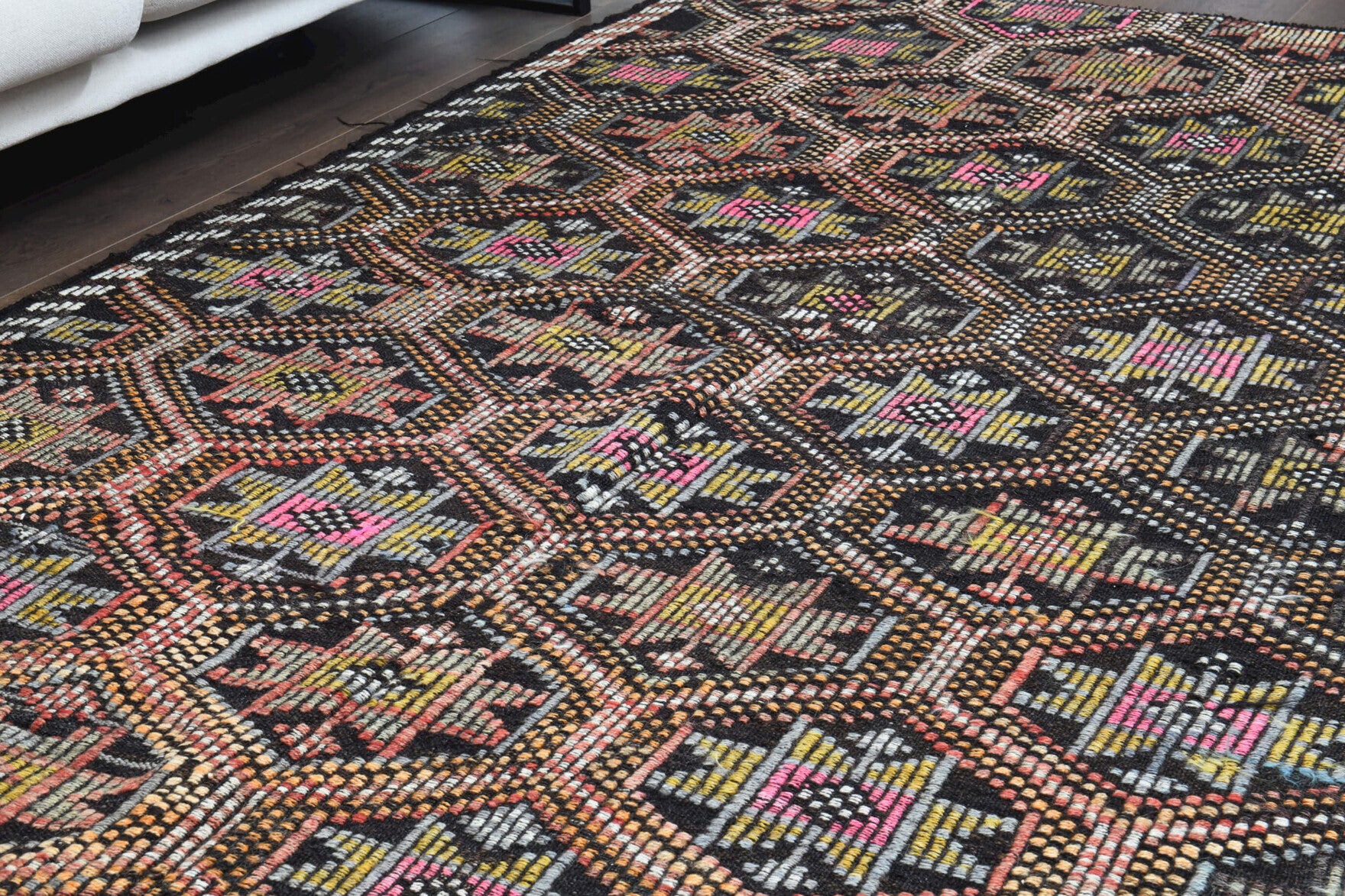 159x260 cm vintage Anatolian kilim rug – Anthonoma, flatweave, wool