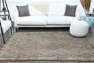 Authentic Anatolian vintage kilim rug (1960s) with ikat design – one-of-a-kind at Fame Rugs