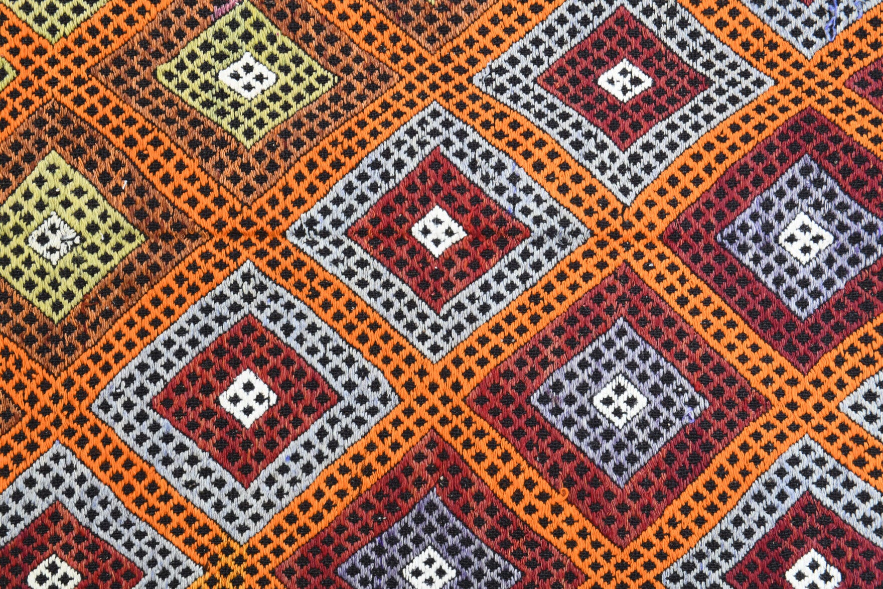 138x208 cm vintage Anatolian kilim rug – Sunbulyaz, flatweave, wool