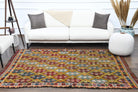 Handmade Vintage Area Kilim Rug