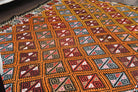 Handmade Vintage Area Kilim Rug