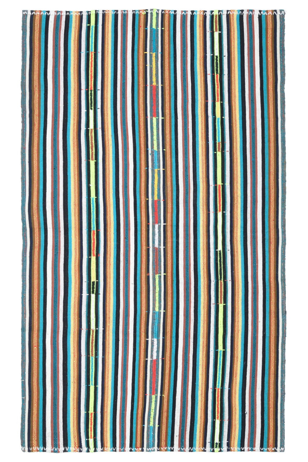 Vintage Striped Area Rug
