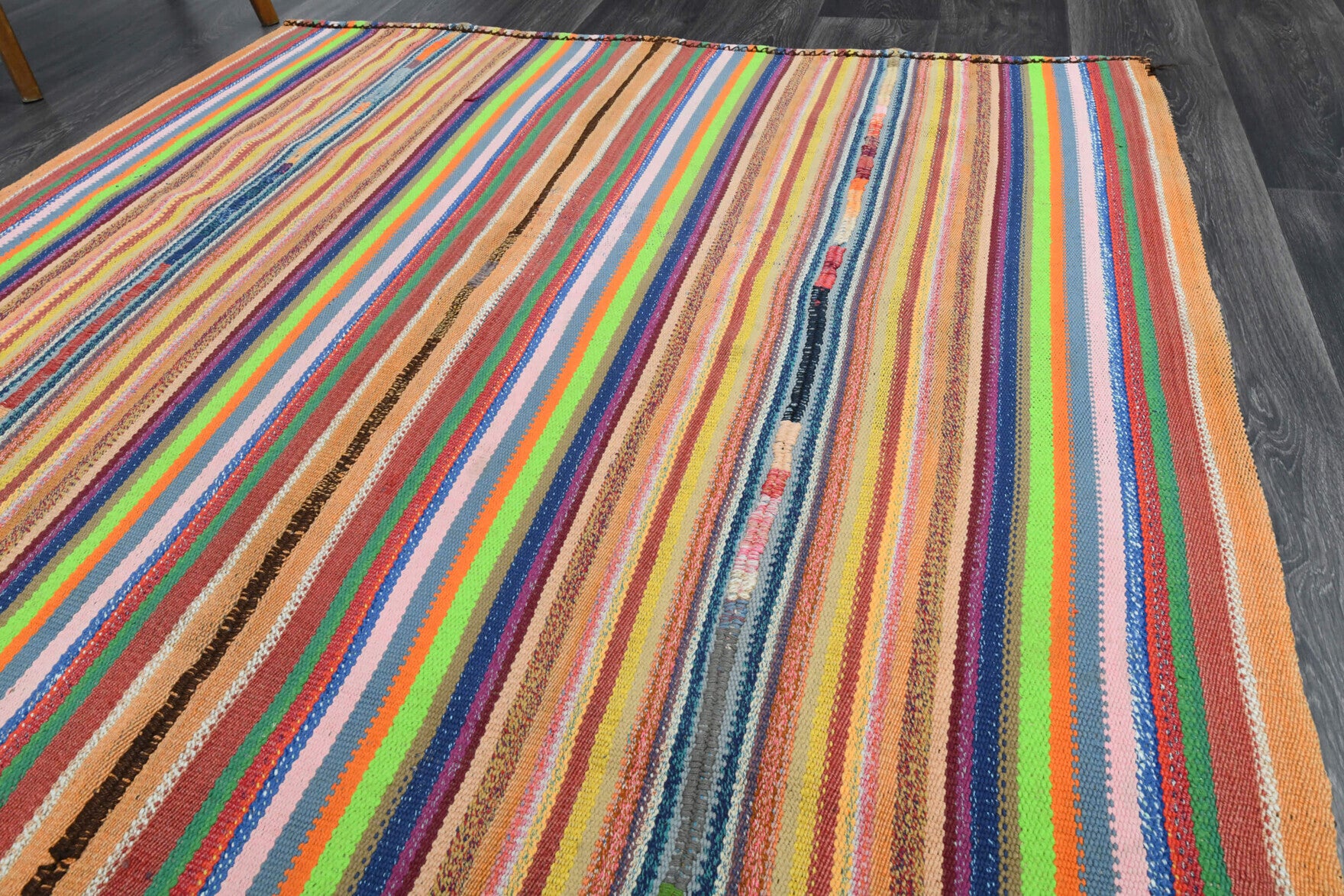 150x246 cm vintage Anatolian kilim rug – Mercanmelek, flatweave, wool