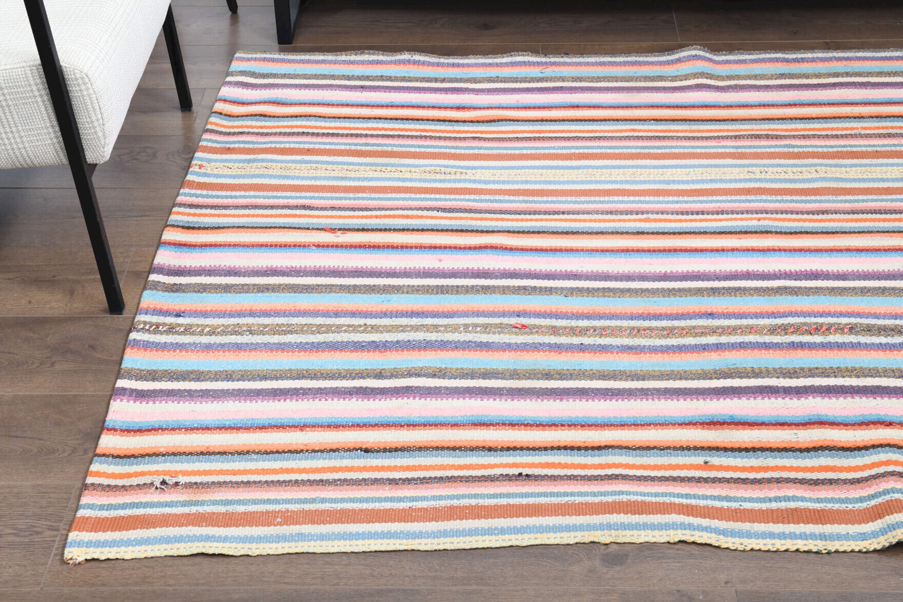 144x225 cm vintage Anatolian kilim rug – Zerisik, flatweave, wool
