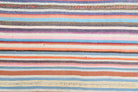 Zerisik – vintage striped kilim for living room or bedroom, 4'9" x 7'5" (144x225 cm)