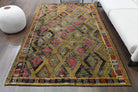 Handmade Vintage Area Kilim Rug