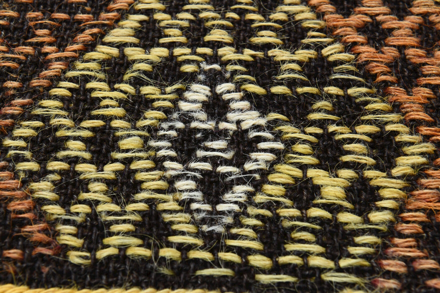 Handmade Vintage Area Kilim Rug