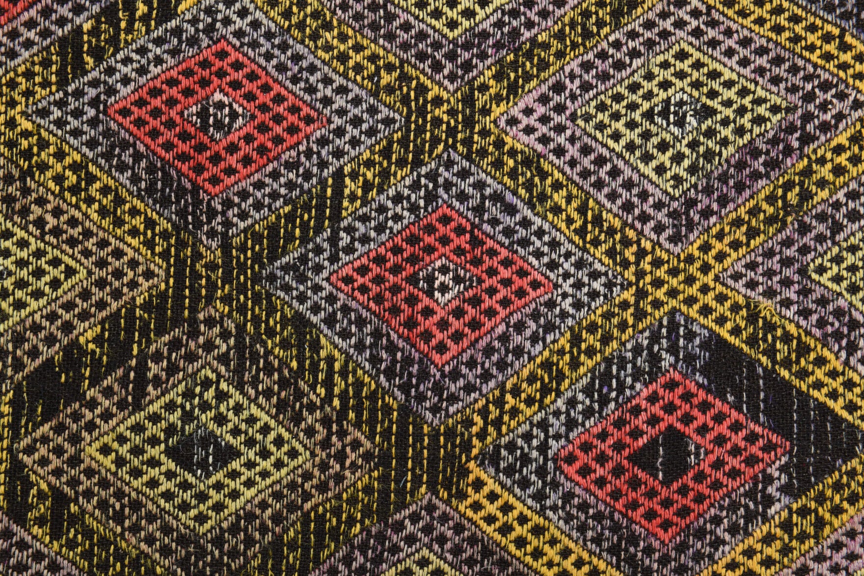 Handmade Vintage Area Kilim Rug
