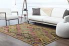 Handmade Vintage Area Kilim Rug