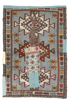 Handmade Vintage Patched Area Rug