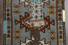Handmade wool rug from Anatolia, Turkey – Handmade Vintage Patched Area Rug 4'3" x 6'2"