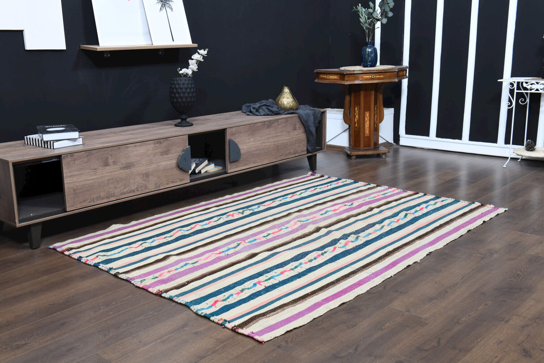 156x211 cm vintage Anatolian kilim rug – Phaenokome, flatweave, wool