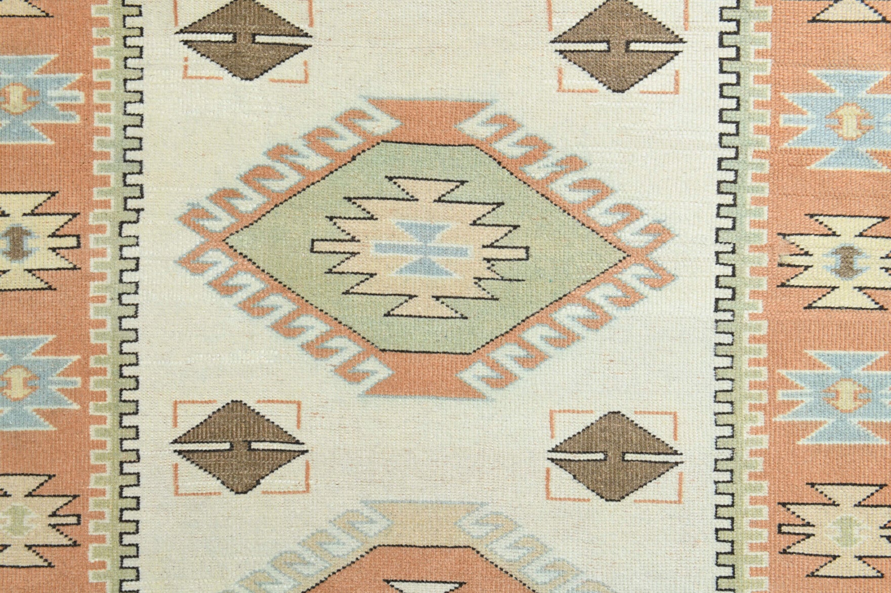 Handmade wool rug from Anatolia, Turkey – Handmade Vintage Area Rug 4'2" x 6'1"