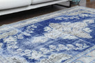Handmade Oushak Distressed Area Rug