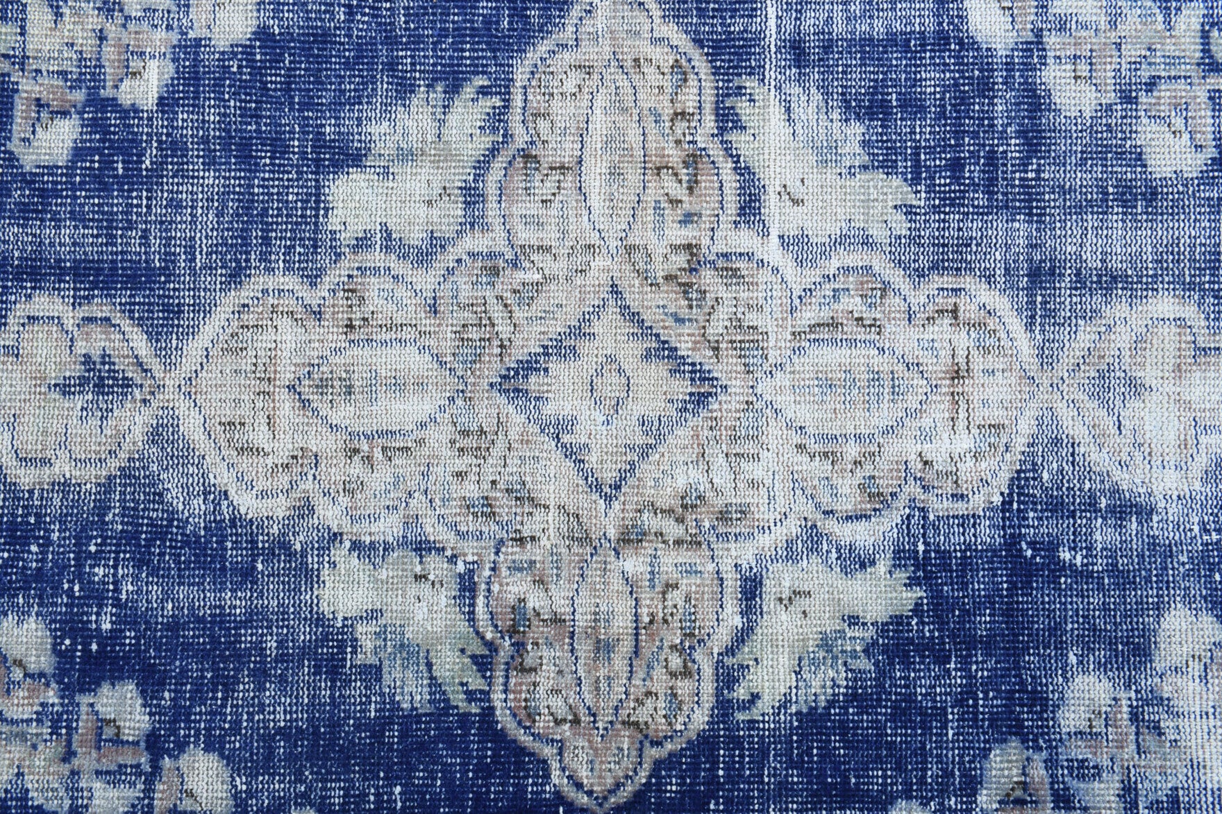 Handmade Oushak Distressed Area Rug
