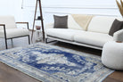 Handmade Oushak Distressed Area Rug