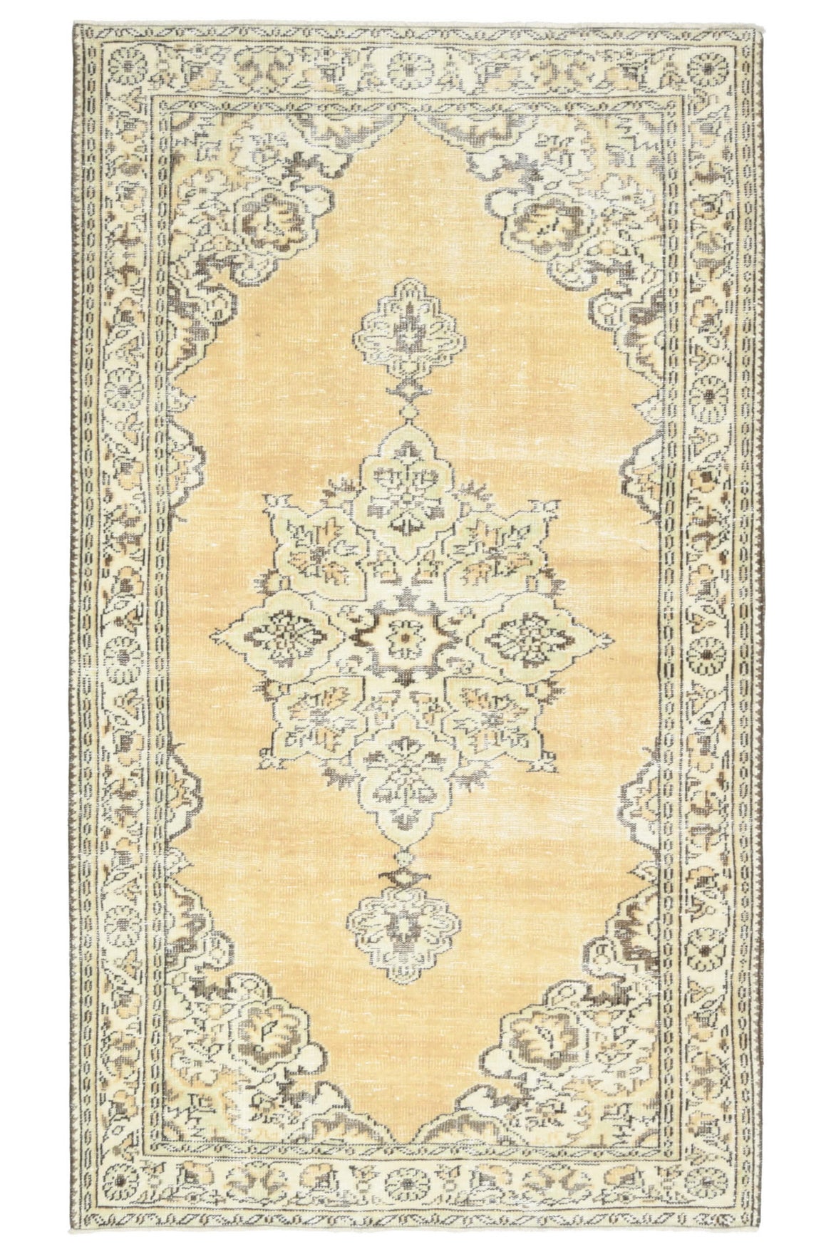 Handmade Vintage Area Anatolian Rug