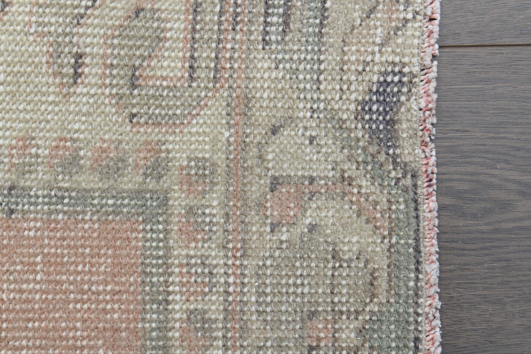 One-of-a-kind 1970s Anatolian vintage area rug in wool, 4'6" x 7'3"