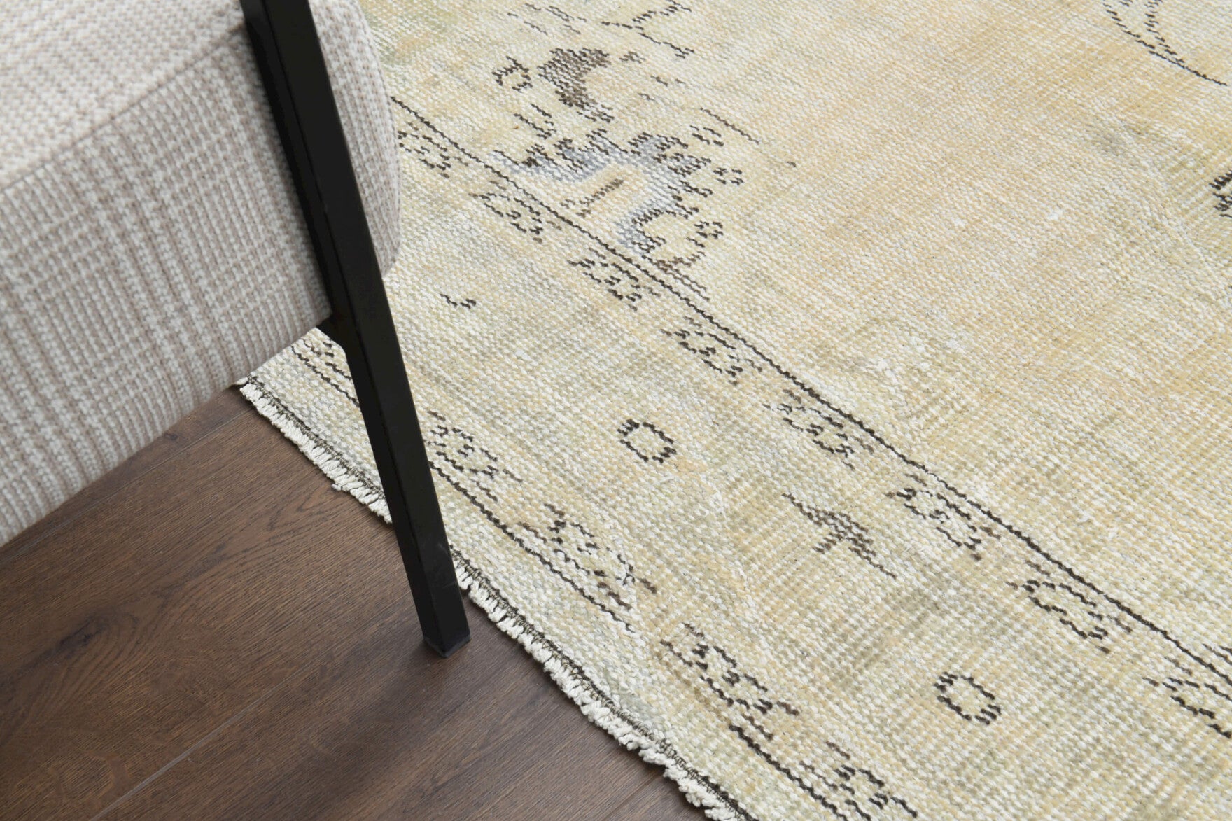 Handmade wool rug from Anatolia, Turkey – Oriental Antique Anatolian Area Rug 7'1" x 9'6"