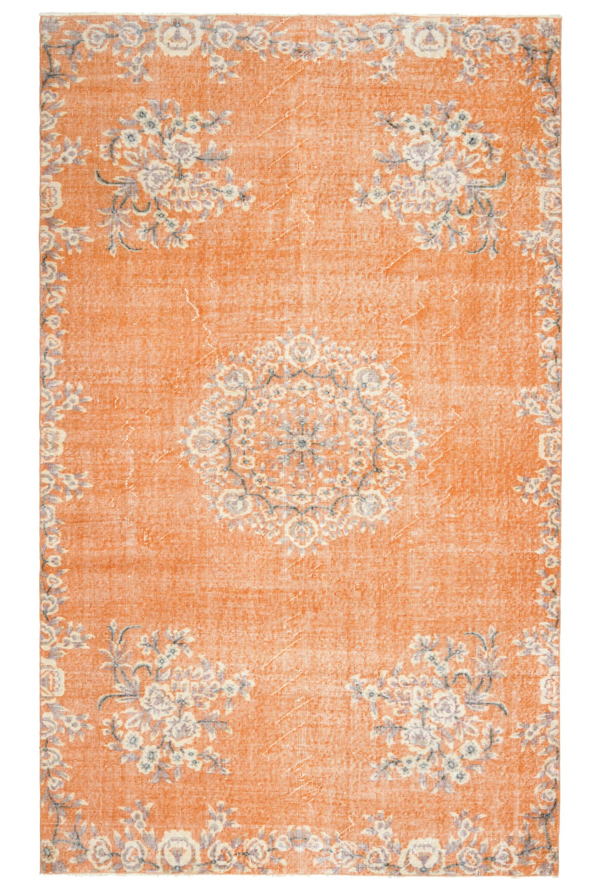 Medallion - Turkish Oushak Vintage Area Rug