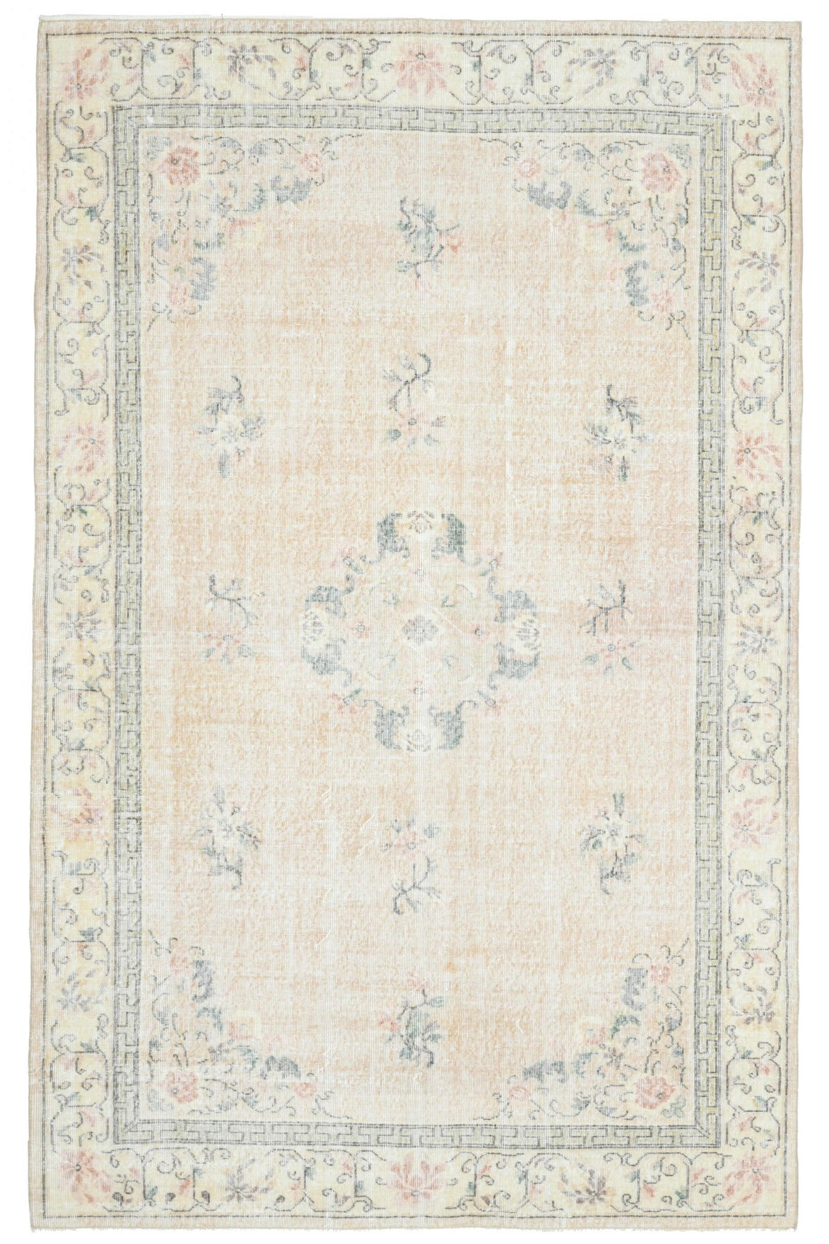 Turkish Classics - Oriental Vintage Area Oushak Rug