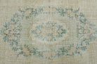 Circlet - Moss Green Vintage Oushak Carpet