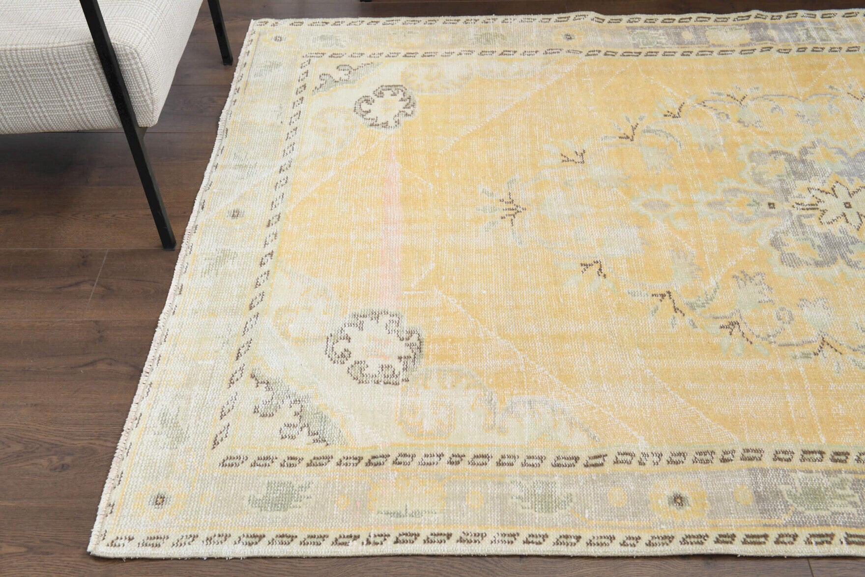156x255 cm vintage Anatolian area rug – Gumusnaz 1960's, low pile, wool