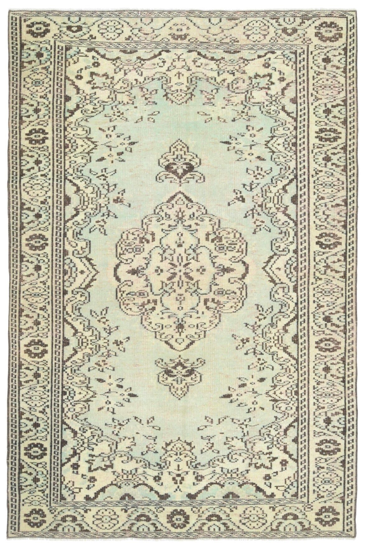 Mystic - Oriental Vintage Handmade Oushak Rug