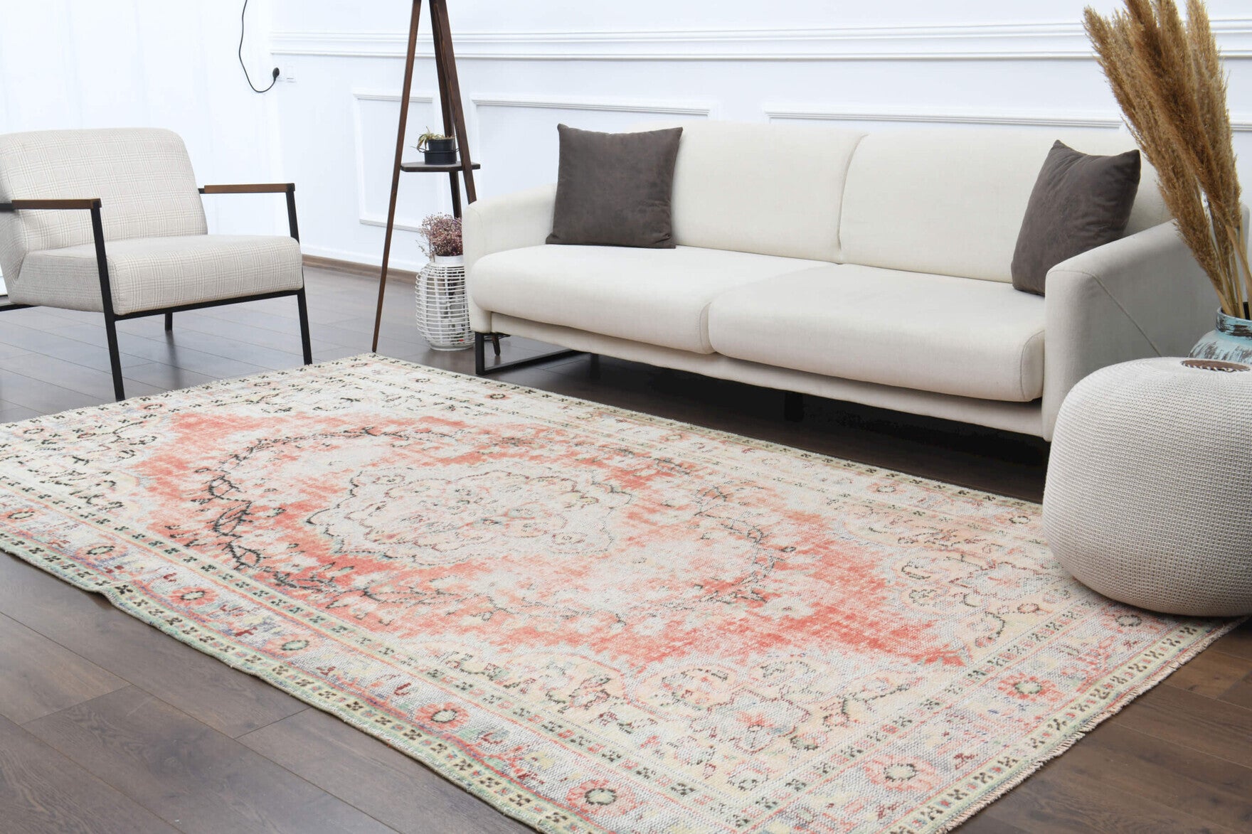 6x10 Feet - Distressed Anatolian Vintage Area Rug