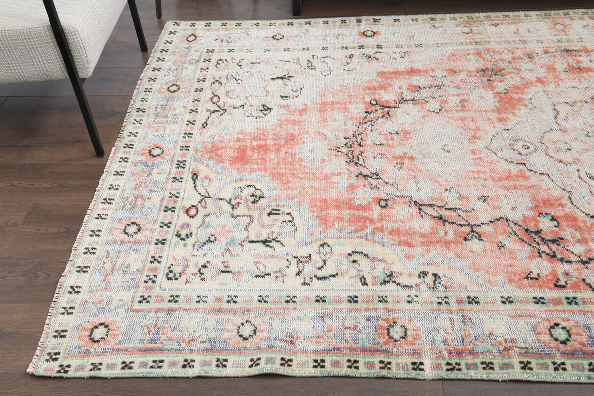 6x10 Feet - Distressed Anatolian Vintage Area Rug