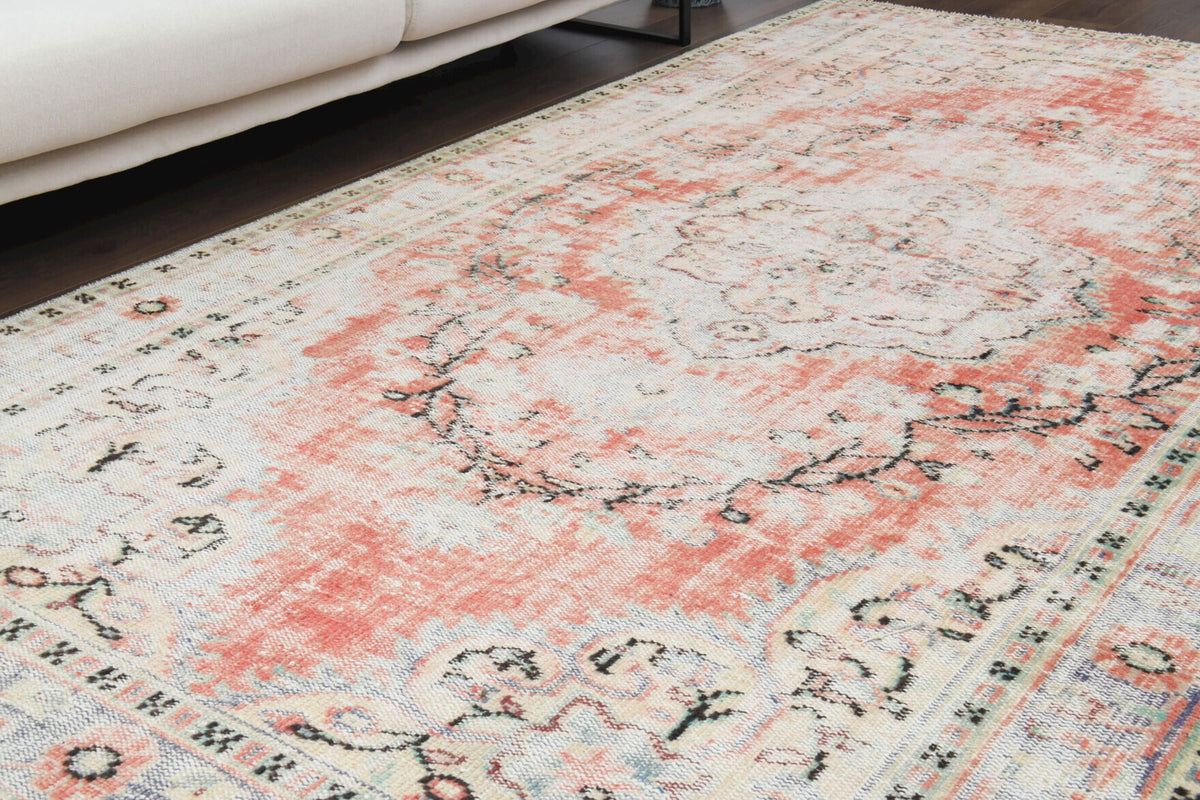 6x10 Feet - Distressed Anatolian Vintage Area Rug