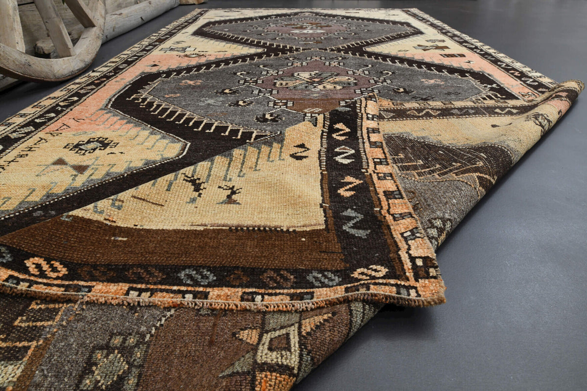 Wide Authentic Anataolian Vintage Rug