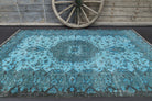 176x270 cm overdyed vintage Anatolian area rug – Glaucopelia, low pile, wool