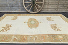 Handmade Vintage Oushak Area Rug