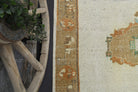 Handmade Vintage Oushak Area Rug