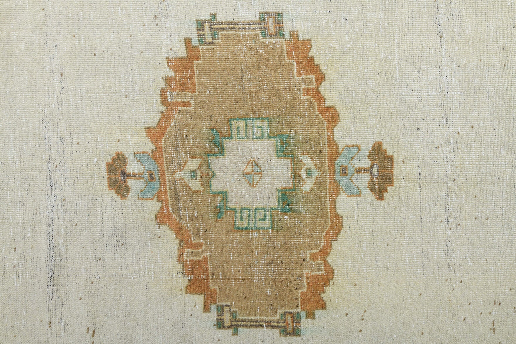 Handmade Vintage Oushak Area Rug