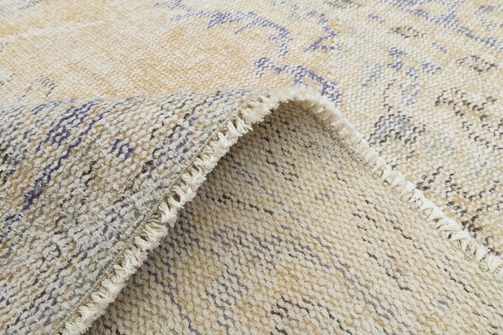 One-of-a-kind 1940s Anatolian vintage area rug in wool, 5'9" x 8'10"