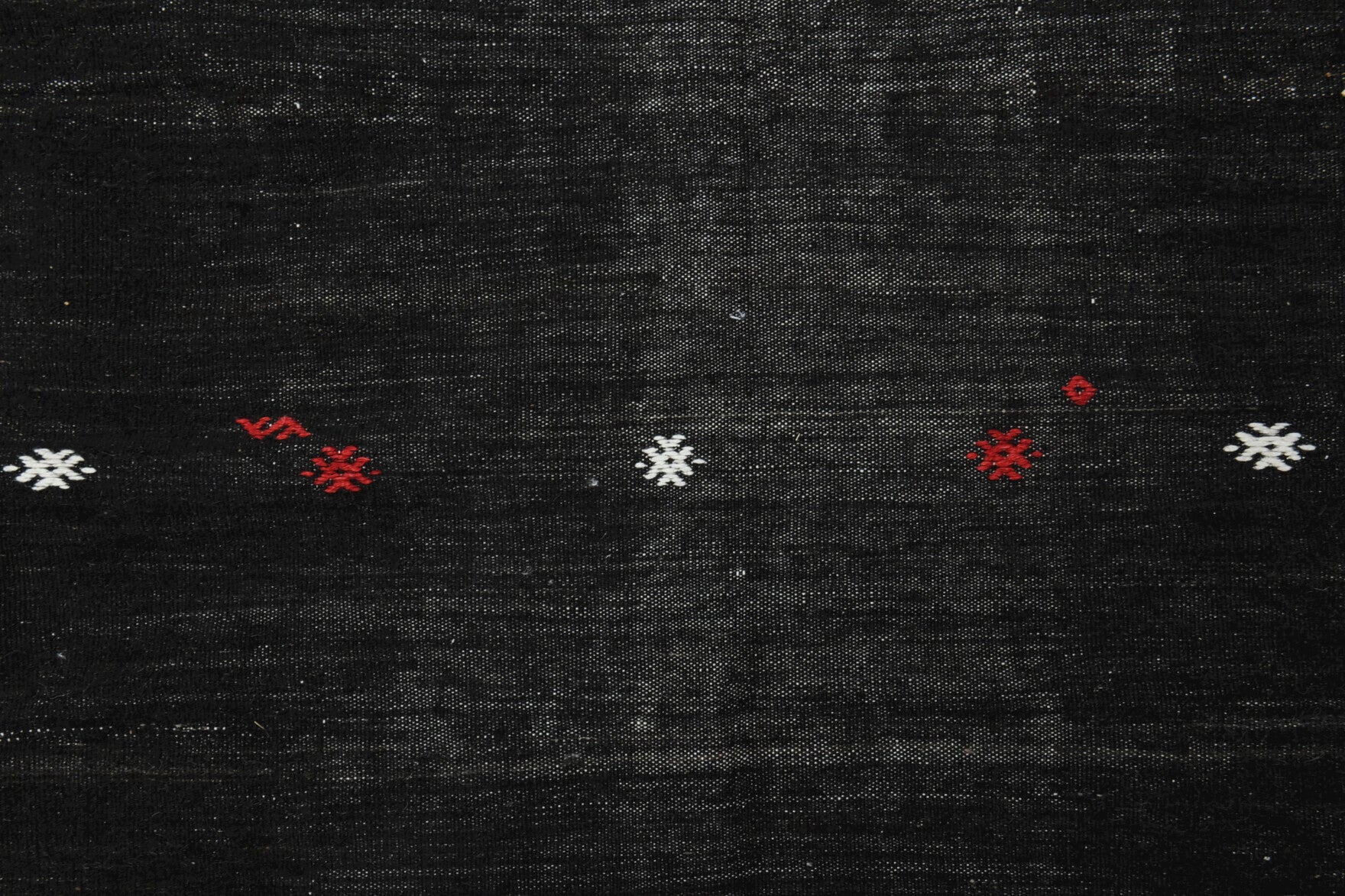 Authentic Anatolian vintage kilim rug (1960s) with solid design – one-of-a-kind at Fame Rugs