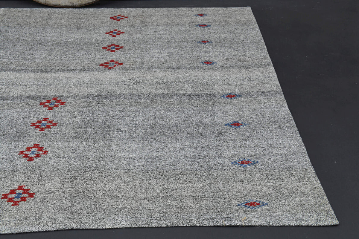 213x286 cm vintage Anatolian kilim rug – Euboea, flatweave, wool