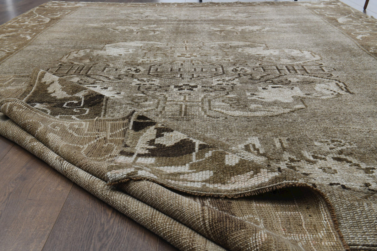 Handmade Vintage Oushak Area Rug