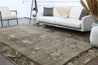 Handmade Vintage Oushak Area Rug